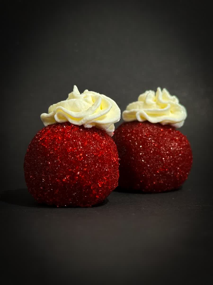 Doce fino com frutas vermelhas
